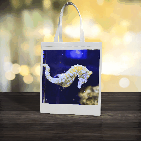 Sac shopping en coton bio à personnaliser - Longueur des anses 70cm. Surface d'impression 30x30cm